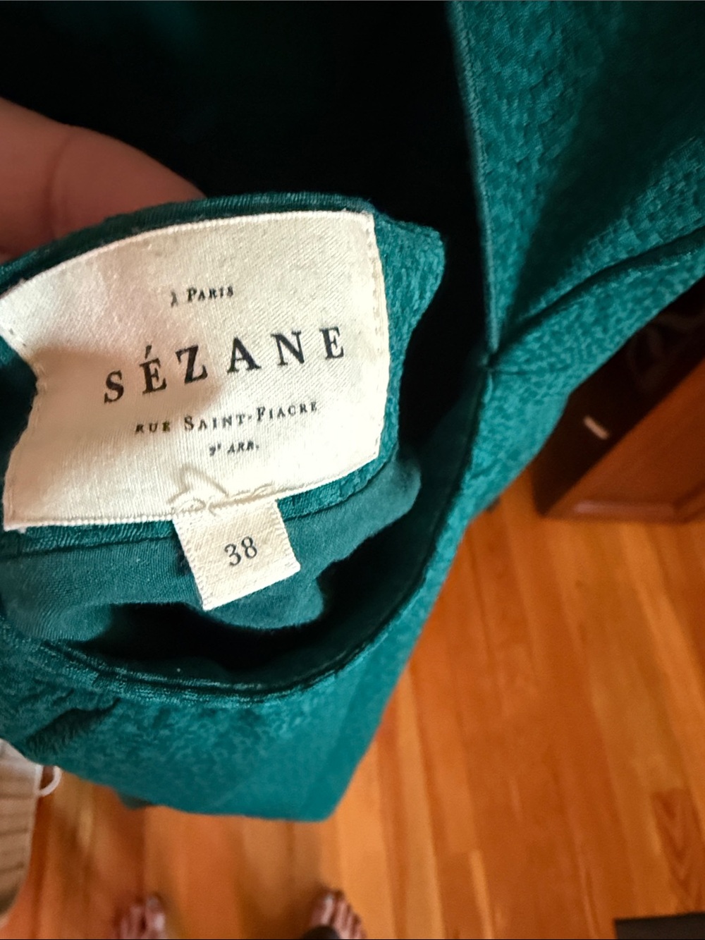 BOGO Sezane Dorina Dress in Green - Picture 4 of 5